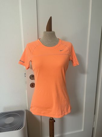 Nike Dri-FIT Damen Shirt Orange, Gr. S