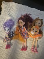 Enchantimals Set 3 Dolls Cat Fox Cheetah