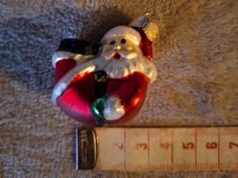 Weihnachtsbaumschmuck süsser Weihnachtsmann, Glas,handbemalt