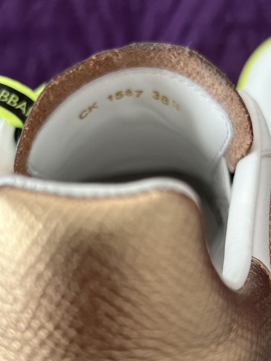 Dolce & Gabbana Scarpe da donna: Baskets Dolce & Gabbana blanches et jaune fluo en 38.5 – Usato da Renens VD venduto da sar_bwz5 3