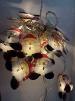 Weihnachtsmann-Lichterkette