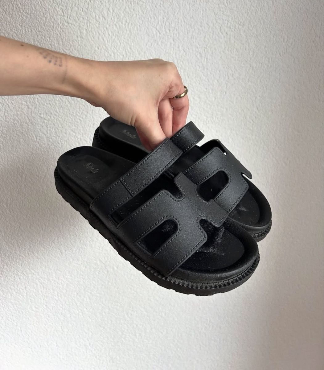 Scarpe da donna: Pantoletten Sandalen schwarz Grösse 38  – Usato da Chur venduto da faja7000