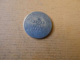 Britisch Indien 1896, 1/4 Rupee     Silber