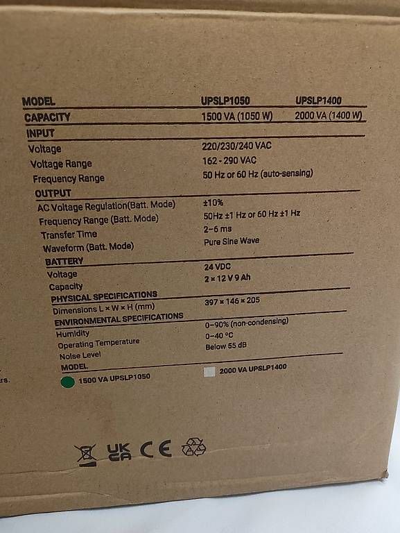 Caricatori & Batterie: Green Cell PowerProof USV 1500VA 1050W – Nuovo e nell'imballaggio originale da St.Gallen venduto da becks0815 3