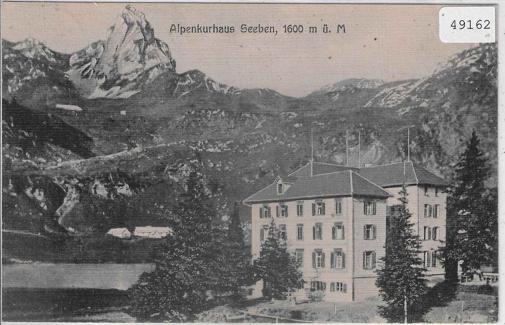 Cartoline postali: Alpenkurhaus Seeben – Usato da Ettingen venduto da Kartenplanet