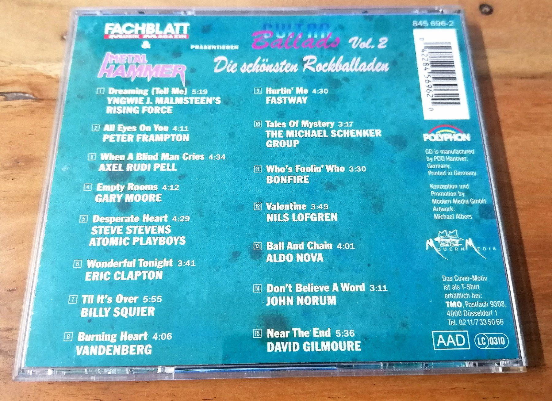 CD: Guitar Ballads – Usato da Fällanden venduto da Bengel1967 1