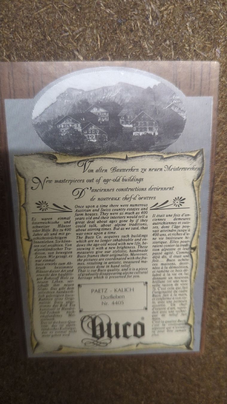 Foto & Immagini: Antikes Bild - Dorfleben – Usato da Villmergen venduto da K_o_c_h 2