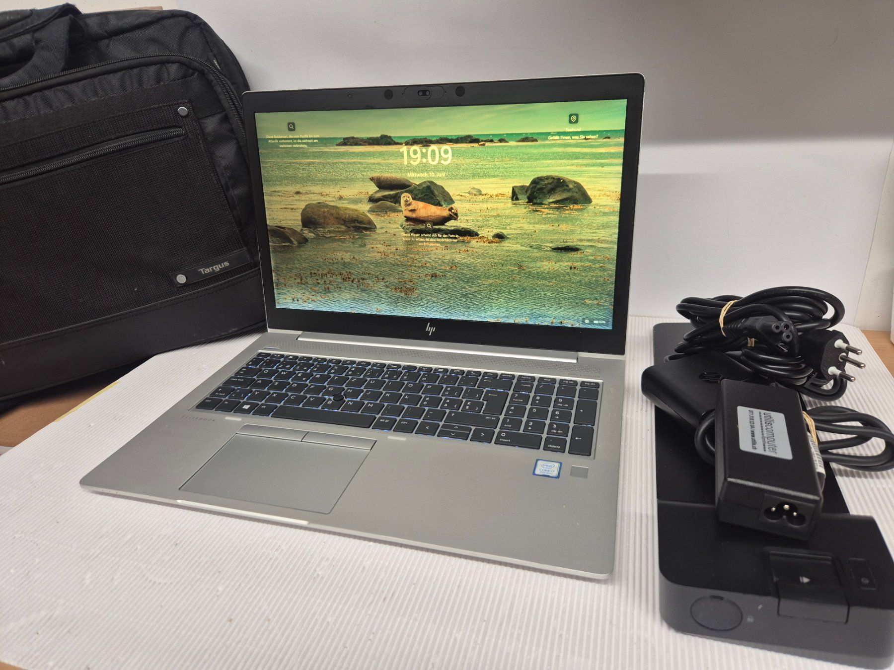 Hewlett Packard Notebook: HP Elitebook 850 G5 mit SSD + Win11PRO + Tasche + Docking – Usato da Sitterdorf venduto da Lenggi7