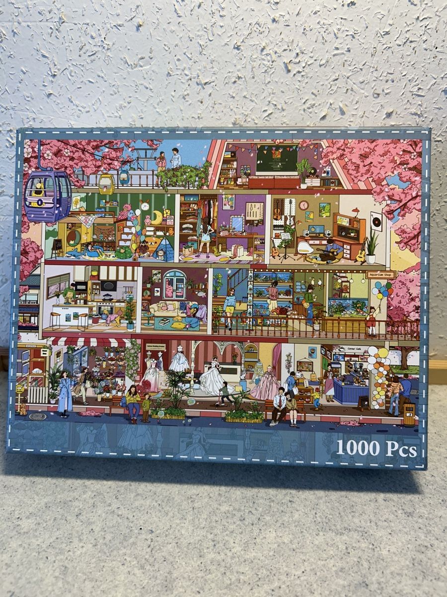 Puzzle: Puzzle 1000 Teile Haus mit Ladenfront – Usato da Möhlin venduto da marina1997