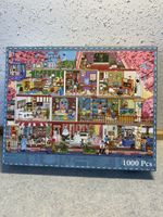 Puzzle 1000 Teile Haus mit Ladenfront