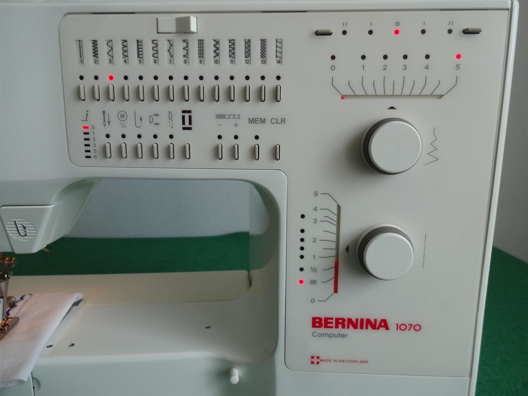 Bernina Nähmaschinen: "BERNINA 1070- Computer"4-Mon.Garantie – Gebraucht aus Frauenfeld von jaho13 2
