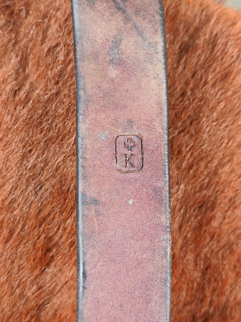 Schweizer Armee Uniformi: Tornister Ord. 1875/98, dunkelbraun – Usato da Bauma venduto da SwissMilitaria 4