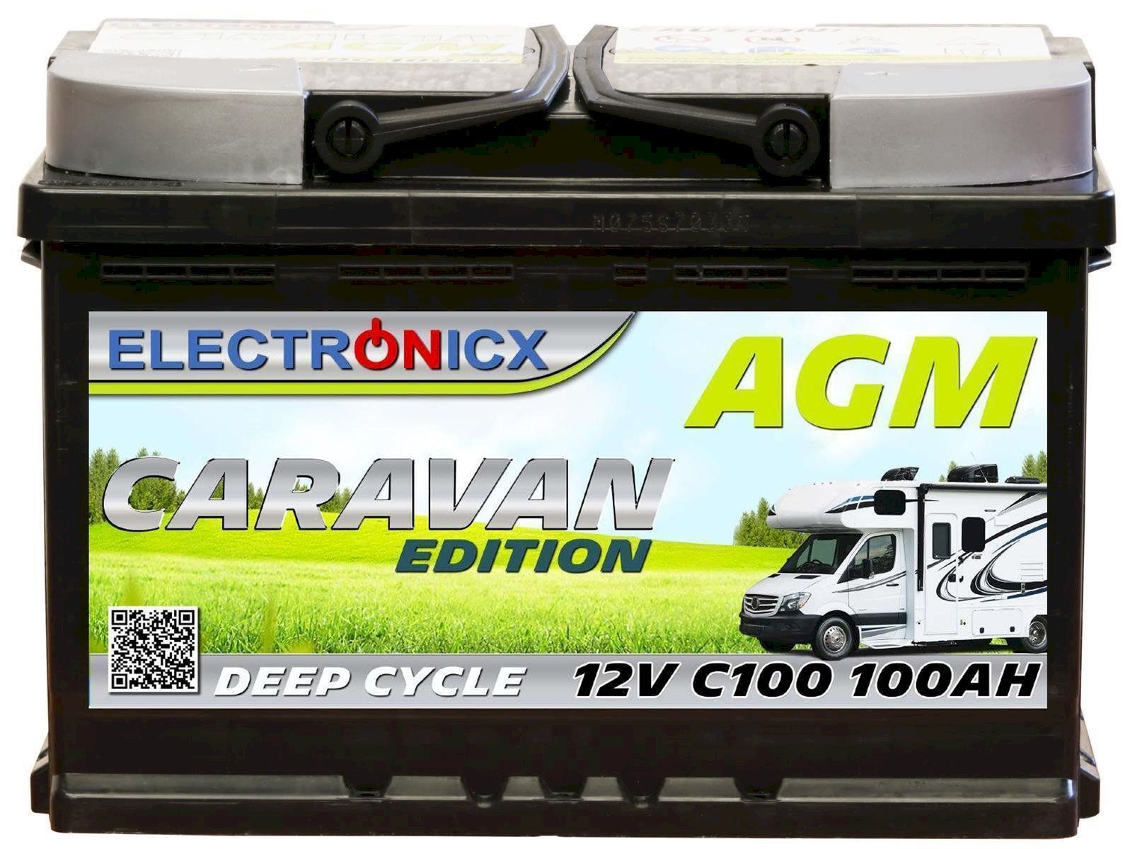 Batterien: Electronicx Caravan Batterie 100AH 12V – Neu und originalverpackt aus Bottighofen von zaap