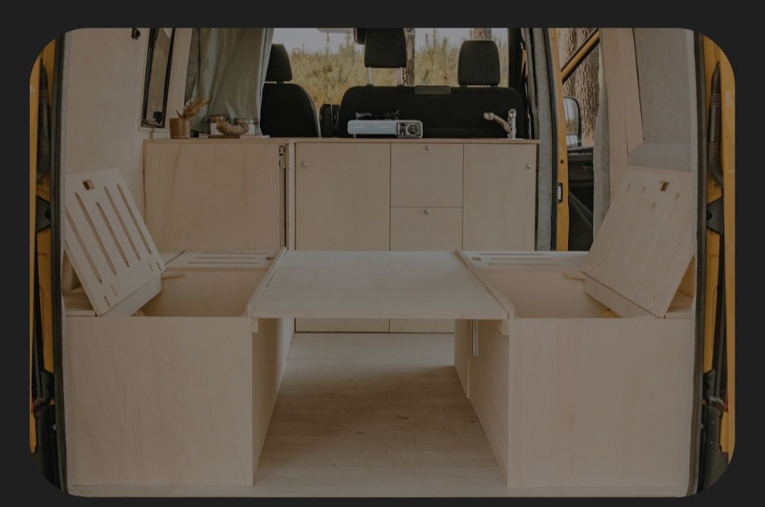Altri accessori per camping: Van XXL Bett, Tisch Systemset mit 3 Schränke – Nuovo (secondo la descrizione) da Dornach venduto da cam_ft6z