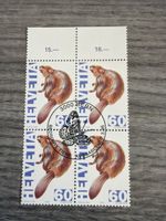 Briefmarken Set Biber bedrohte Tiere 4 Stk. 1995