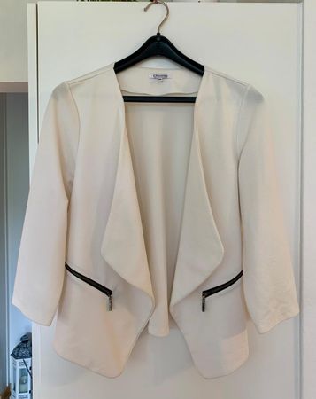 Sommerlicher Blazer Chicorée, weiss, Grösse M
