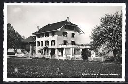 AK Les Cullayes, Pension Delessert, 1957