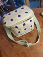 Getränkekühltasche blau gepunktet