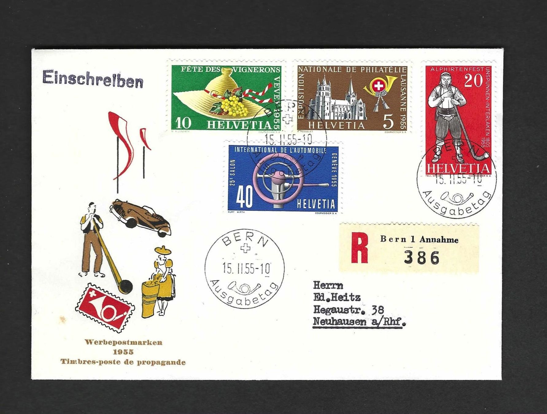Buste & buste per spedizione: FDC Einschreiben Satz – Usato da Koblenz venduto da Markenhimmel