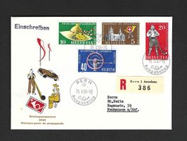 FDC Einschreiben Satz