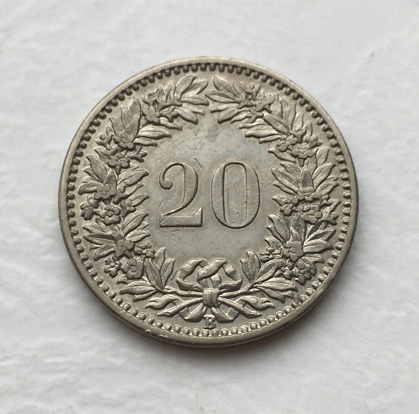 Tutti le monete: 1896 20 Rappen vz+ – Usato da Kirchberg SG venduto da Helveticus00 1