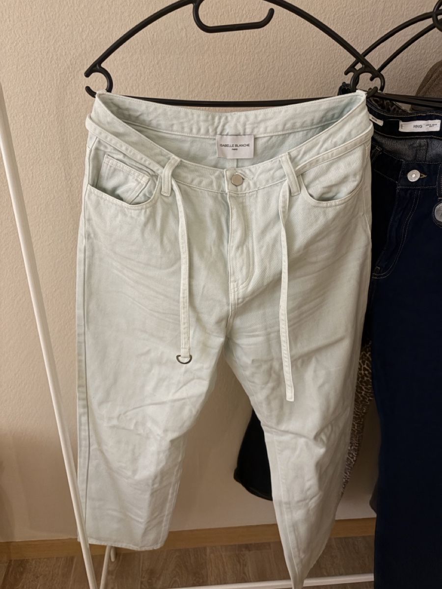Pantaloni: Hose Isabelle Blanche Paris hellblau neuwertig – Nuovo (secondo la descrizione) da Dietikon venduto da adn_b2d9
