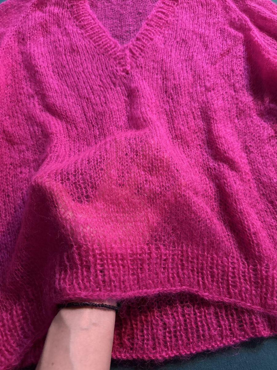 Maglioni & Felpe: Pink Flauschiger Strickpullover aus kidmohair an Seide – Nuovo (secondo la descrizione) da Pieterlen venduto da Ksenia3003 1