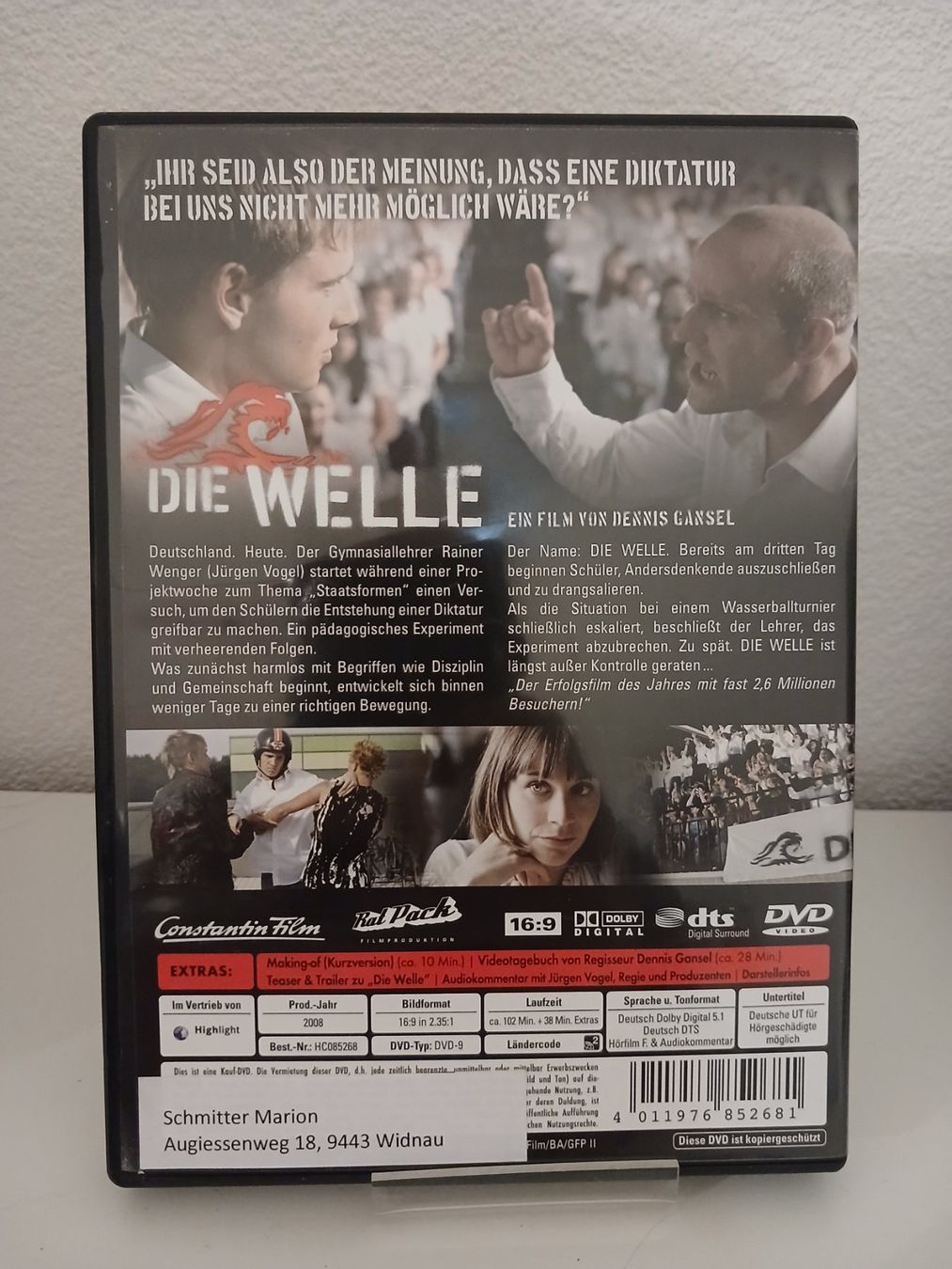 Tous les DVDs: Die Welle – D'occasion à St. Margrethen SG par SamusAran 1