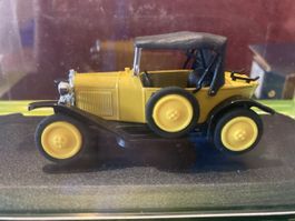 Citroën 5HP capote jaune. 1/43. Eligor