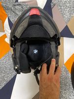 Casco integrale della BMW con bluetooth, usato.