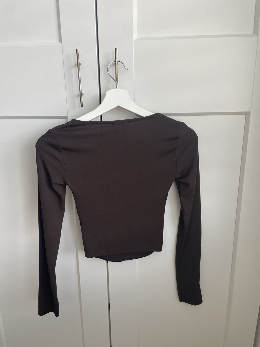 Top: Braunes Langarm, Grösse XS – Nuovo (secondo la descrizione) da Untersiggenthal venduto da bla_55sl 1