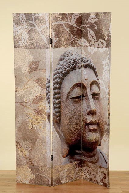 Paravents: Paravent, Raumteiler Buddha 180cm – Neu (gemäss Beschreibung) aus Männedorf von AKASHA
