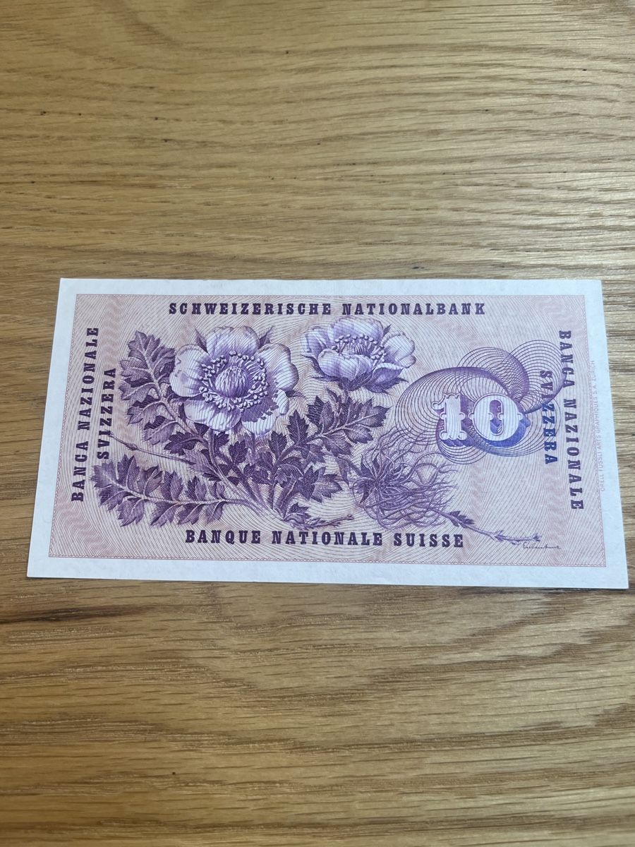 Banknoten: 10 Franken 1.1.67 ungefaltet – Neu (gemäss Beschreibung) aus Minusio von davdon 1
