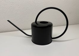 Arrosoir noir en metal