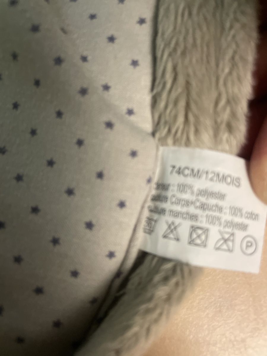 Pagliaccetti: Kuschelig warmer Winteroverall, Gr. 74 – Usato da Obergerlafingen venduto da cabo4 3