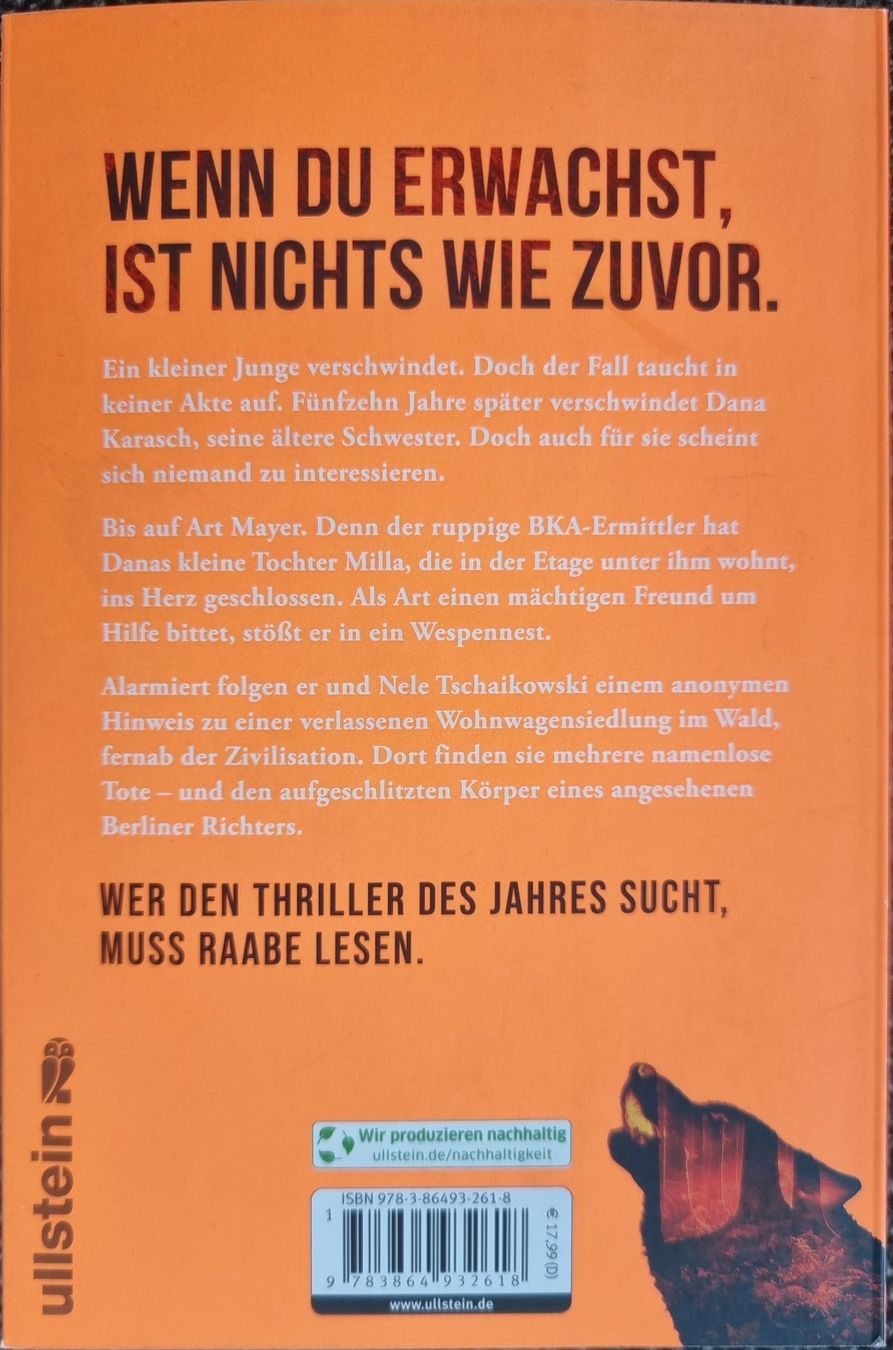 Libri: Marc Raabe  Die Nacht – Usato da Arosa venduto da horseracing 1