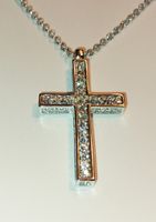 Swarovski Halskette Kreuz Anhänger