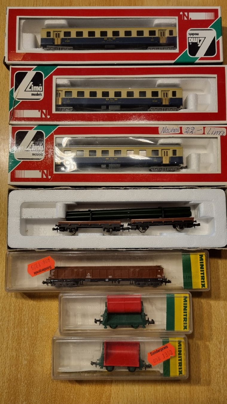 Lima Modellini di ferrovie: Minitrix Lima Wagen Spur N – Nuovo (secondo la descrizione) da Frick venduto da Myamaha_racing
