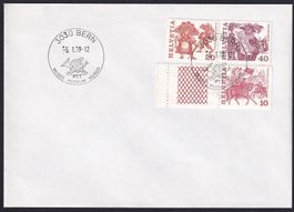 FDC Freimarken aus Markenheft