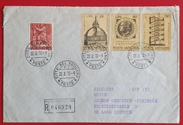 VATIKAN BRAMANTE R-FDC CHRISTEN BRUNNEN SCHWYZ 1972