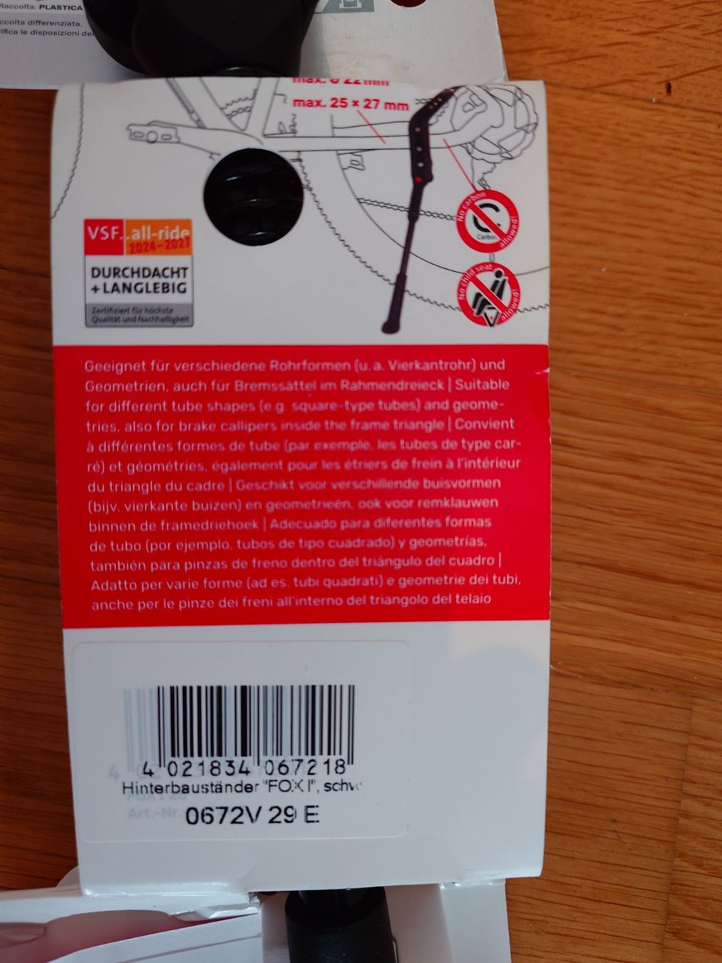 Cavalletti per biciclette: Velo Fahrrad Ständer – Usato da zuerich venduto da Biotecarch88 2
