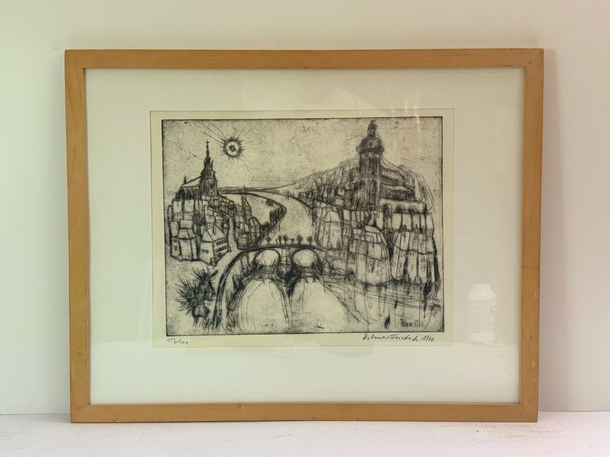Grafiken & Lithographien: Hilmar Friedrich - Radierung  – Gebraucht aus Solothurn von NUVICO 4