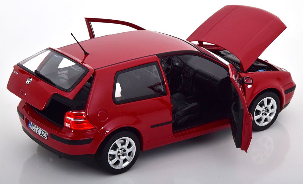 Volkswagen Modellini d'auto: VW GOLF IV 2002 ROT 1:18 NOREV – Nuovo e nell'imballaggio originale da Suhr venduto da Moebelsiralfred 3