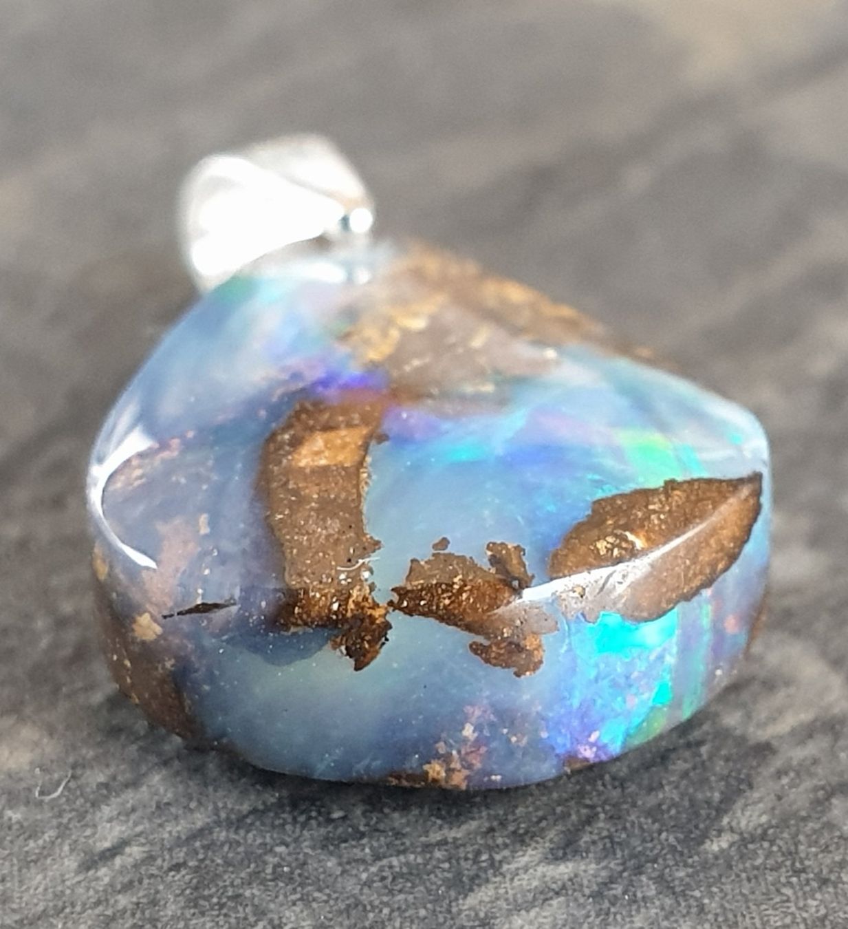 Ciondoli: Anhänger Boulder Opal. – Nuovo (secondo la descrizione) da Niederbüren venduto da Raphael014 4