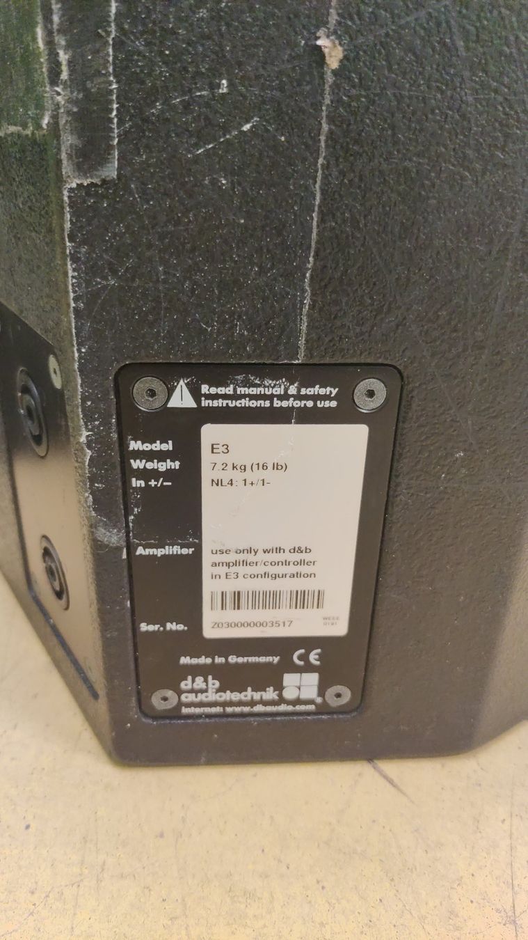 Lautsprecher: d&b E3, zwei Stück – Gebraucht aus Basel von birdseyes_used_gear 2