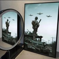 Zweiter Weltkrieg/World War 2 Klebefolienposter 50x70cm  Neu