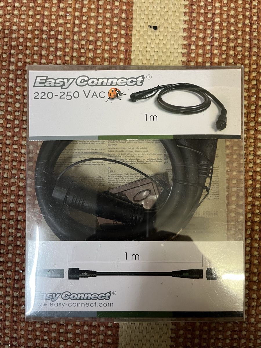 Cavi: Easy Connect Kabel, 1m, Neu, Wasserdicht IP67 – Nuovo e nell'imballaggio originale da Adliswil venduto da Sphinx