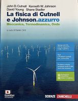 Liceo, libro La fisica di Cutnel - scienze 