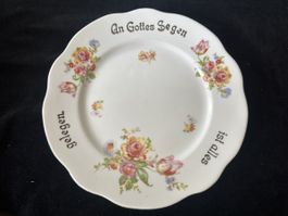 Porzellan Teller Suisse Langenthal 35 Handarbeit Vintage Dek