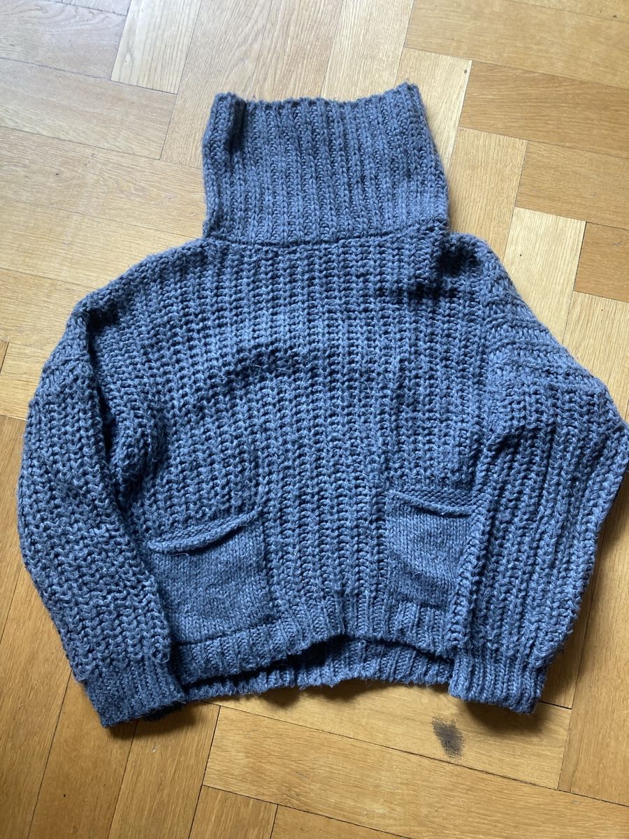 Pulls & Sweat-shirts: Pull en grosse maille gris – D'occasion à Lausanne par remz3rfactory